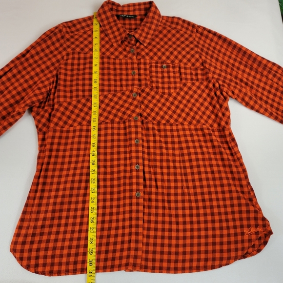 Woolrich Plaid Button Front Womens Shirt Top Sz 2XL - Picture 7 of 15